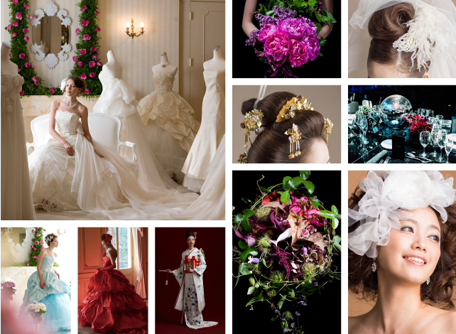 Dress・Flower・Makeup